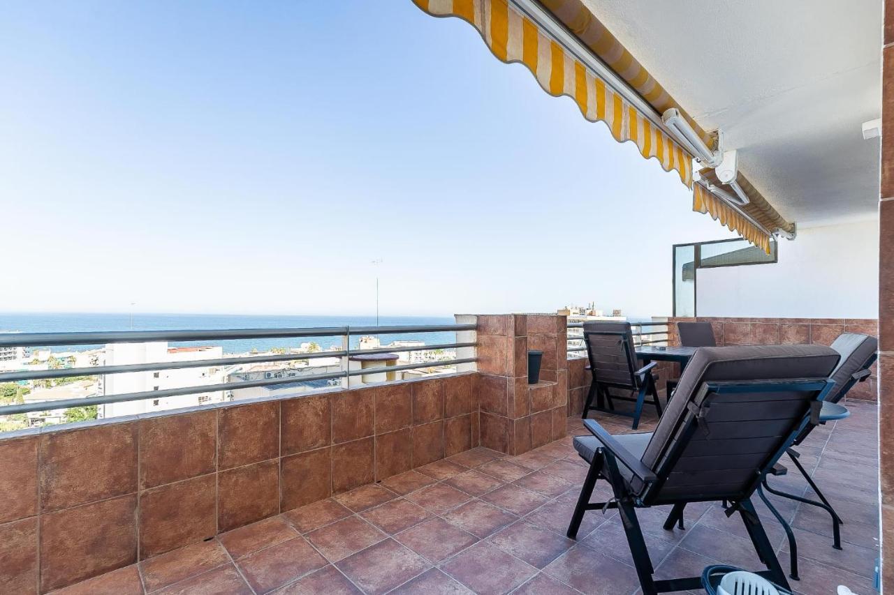 Vistas Azules -- Remodeled, Large Terrace, Spectacular Ocean Views And Beach Level Access Torremolinos Exterior foto